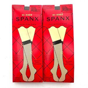 SPANX Hi-Knee Fishnet Knee-Highs by Sara Blakely – Chocolate (2 Pairs) NWT